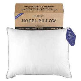 Fluffco 860005065301 Zen Fluff Pillows - Down Alternative Soft Queen White Fluffco 860005065301 Zen Fluff Pillows - Down Alternative Soft Queen White