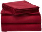 Fp-kg-merlot Pointehaven Heavy Weight Solid Flannel Sheet Set King 875108002245
