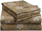 Fp-txl-sfoat Pointehaven Heavy Weight Printed Flannel Sheet Set Twin X-large Snow Flakes 875108000418 Fp-txl-sfoat Pointehaven Heavy Weight Printed Flannel Sheet Set Twin X-large Snow Flakes 875108000418