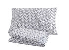 Fr4-sts-full-in-blue Clairebella Fractal Cotton Sheet Set