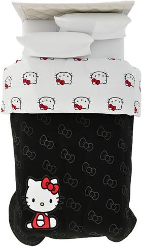 9t0599 Franco Manufacturing Company Inc Collectibles Hello Kitty Bedding Super Soft Cozy Microfiber Reversible Co
