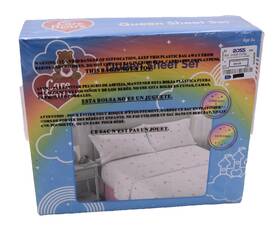 Francos 073558886143 New Care Bears Queen Size Microfiber Sheet Set - Light Pink With Hearts