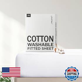B0d7h7xb3z Freshculture Pure Cotton Fitted Sheets King Size 300 Thread Count Percale