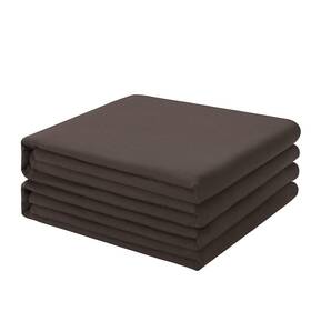 Flat-txl-brown-2p Freshculture Twin Xl Flat Sheets Only 2 Pack - Hotel Quality Bed