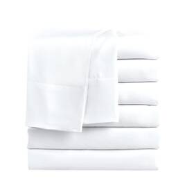 Xjcd-gjpl-020 Freshculture Twin Flat Sheets Only Pack Of 6 Soft Microfiber Bedding For Home Sa