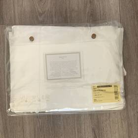 Fr6238e2432240i2136 Frette Grace Queen Sheet Set 100% Cotton Milk Solid Color Bedroom Fr6238e2432240i2136 Frette Grace Queen Sheet Set 100% Cotton Milk Solid Color Bedroom