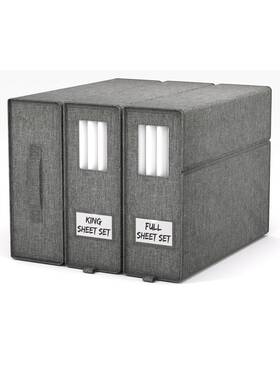 2990 Furnhome 3 Pack Bed Sheet Storage 2024 Organizer For King/queen/full/twin