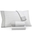 G1222 Martha Stewart Distressed Stripe Cotton Flannel Cal King 608356719814 G1222 Martha Stewart Distressed Stripe Cotton Flannel Cal King 608356719814