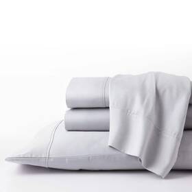 Gshgr67 Ghostbed Sheet Set California King 600-thread Count Solid Supima Cotton Gray