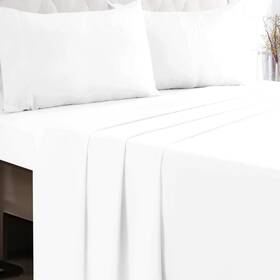 Glamburg 904359710394 Cotton Rich King Sheet Set - 4 Piece Deep Pocket Size Bedding Sets With