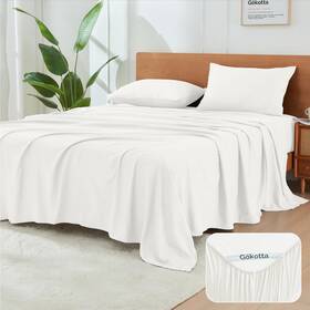 Gokotta 602581330363 Microfiber Sheets Queen 16-inch Deep Pocket With Elastic Corner