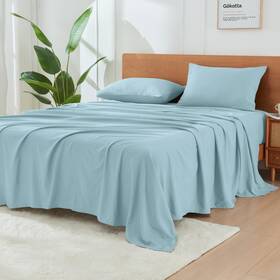 Gokotta 611419117373 4-pcs King Size Sheets Set 16 Inch Deep Pocket With Corner St