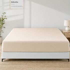 B0bsp9l9yf Gokotta Fitted Sheet Only - 16 Inch Pocket Bamboo Rayon Super Soft