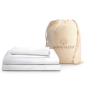 Good Sleep Bedding Css-800-07 100% Cotton Queen Sheet Set 4 Piece 800 Tc 16 Inch Deep