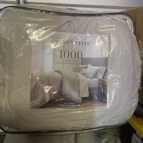 Grand Hotel 840708154175 State 1000 Thread Count Cotton Rich Blend Full Queen Grand Hotel 840708154175 State 1000 Thread Count Cotton Rich Blend Full Queen