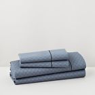 O1531 Gray Collection Bloomingdale Queen 1872 Flat Slate Sheet Ashton