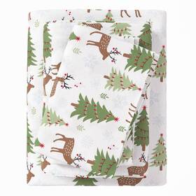 Great Bay Home 192020048886 Flannel Sheet Set Queen Size - 100% Turkish Cotton Double-brus Great Bay Home 192020048886 Flannel Sheet Set Queen Size - 100% Turkish Cotton Double-brus