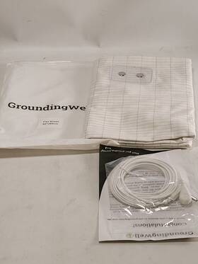 Grounding Well 445013164159 Full Flat Sheet Cotton White Striped Size 60 265cm