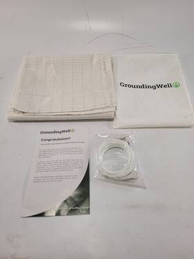 Grounding Well 711181957099 Sheets Bed Fiber Flat Sheet
