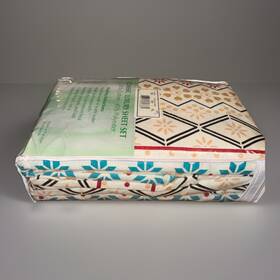Haband 663155627685 Habana Classic Luxury Soft Full Sheet Set 4 Piece New Colorful Pattern