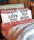 Hat Shark Love You More Pillowcases Valentine Day Gift 884916324432