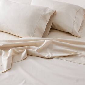 81905727 Hearth & Hand With Magnolia 4pc King M Lange Dyed Sheet Set Oatmeal - And 81905727 Hearth & Hand With Magnolia 4pc King M Lange Dyed Sheet Set Oatmeal - And