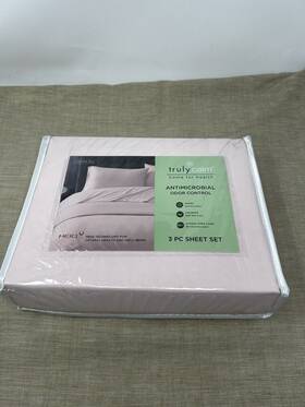 Heiq Smart Temp 783048136916 Truly Calm Pink 3 Piece Sheet Set Size Twin Xl Heiq Smart Temp 783048136916 Truly Calm Pink 3 Piece Sheet Set Size Twin Xl