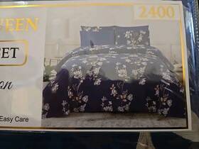 Hejeme 719284533134 6-piece Printed Floral Soft Sheet Set And Pillowcases With Deep Pocket