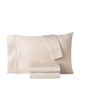 2000009486 Heritage Home 800-thread Count Cotton-blend 4-pc. Sheet Set - Full Taupe Tan