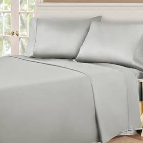 530sksh Home City Inc. Superior Egyptian Cotton 530 Thread Count Bed Sheet Set 2 Elastic Deep Pocket F