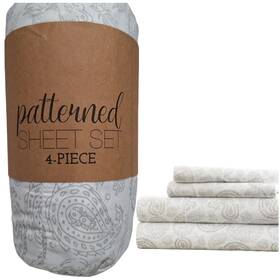 Home Collection 816651027569 Premium Ultra Soft 4 Piece Burst Of Vines Full Bed Sheet Set Home Collection 816651027569 Premium Ultra Soft 4 Piece Burst Of Vines Full Bed Sheet Set