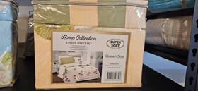 Home Collection 8702410147895 Queen Sheet Set Floral And Nature Deep Pocket Wrinkle Free