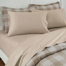 Home Decorators Collection 500 Ec Kg Bsct Thread Count Egyptian Cotton Sateen Biscuit King Sheet Set