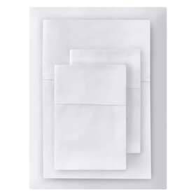 X102 Home Decorators Collection 840009300226 Sheet Set King 108 Inch Cotton Sateen White 4-piece