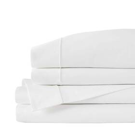 Hd002l Home Decorators Collection Sheet Set 4pcs California King White 800-thread Count Cotton