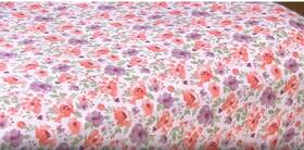 H227933 Home Reflections 1000tc Cotton Blend Sheet Set With Extra Cases Floral King