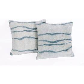 Home Soft Things 619843074491 Fauxfur Finch Stripe Pillow Shell 2 Piece Set No Insert