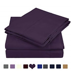 D01v165f Homeideas Bed Sheets Set Brushed Microfiber Bedding Wrinkle Fade