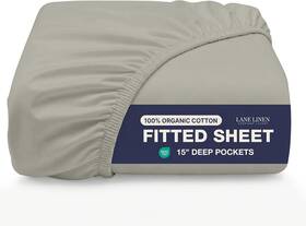 Homespun 313024310308 100% Organic Cotton Twin Xl Size Fitted Sheet Only 39 Inch X80 - Super Soft C