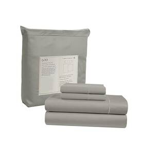 Homespun 810083907291 Sheet Sets - 4 Pieces 600 Tc Cal King Set California 04 Silver
