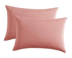 M10gsst-kpc-rdn Homespun Global King Size Pillow Cases Set Of 2 - Pre-washed Ultra Pillowcases Rose Dawn