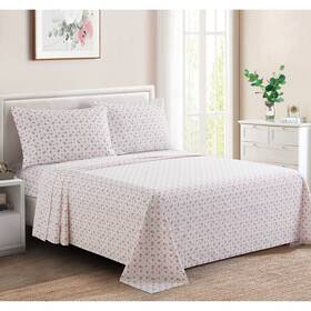 Hong And Arts Inc. 628594011754 Marina Decoration Printed 600 Thread Count Soft Deep Pocket Cotton Blend