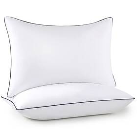 Hoomqing 736961556026 Bed Pillows 2 Pack - King Size Cooling For Of White