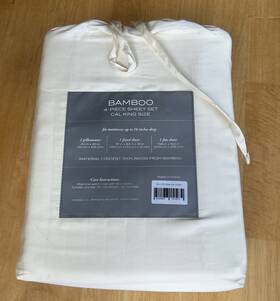 4pcbam Hotel Collection Premium 4pc Soft And Breathable Bamboo Sheet Set By Kaycie Gray