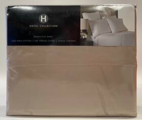 Hotel Collection 732997686317 500 Thread Count Pima Cotton Queen Flat Sheet