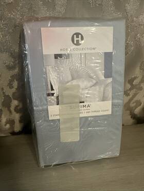 Hotel Collection 733003228248 Egyptian Classic 680 Thread Count 2 Standard Pillowcases Blue Hotel Collection 733003228248 Egyptian Classic 680 Thread Count 2 Standard Pillowcases Blue