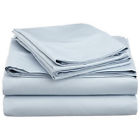 Hotel New York 6 Piece Super Soft Microfiber Sheet Set Full Light Blue 799599430137