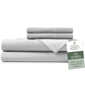 Hotel Sheets Direct 810074700115 100% Viscose Derived From Bamboo Queen - Cooling L