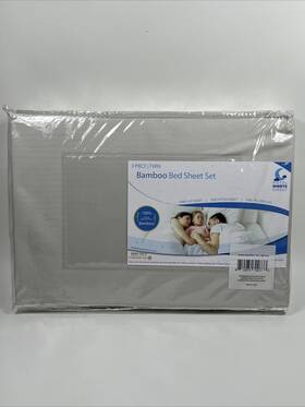 Hotel Sheets Direct 810074700733 100% Viscose Derived From Bamboo Set Twin - Gray Hotel Sheets Direct 810074700733 100% Viscose Derived From Bamboo Set Twin - Gray