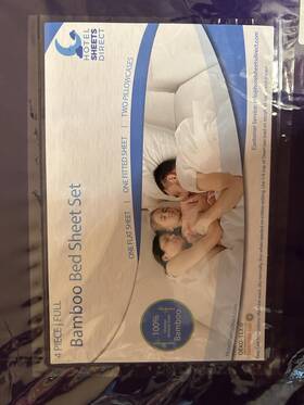 Hotel Sheets Direct 810074700795 100% Viscose Derived From Bamboo Full 4pc Set Cooling Hotel Sheets Direct 810074700795 100% Viscose Derived From Bamboo Full 4pc Set Cooling